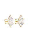 Porter Marquise Studs 2CT in Gold — the definitive statement essential your jewellery box has been waiting for.