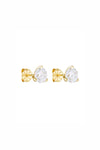 Porter Round Studs 1CT in Gold — the definitive everyday essential your jewelry box has been waiting for.