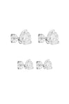 Porter Round Studs 1CT in Silver — the definitive everyday essential your jewelry box has been waiting for.