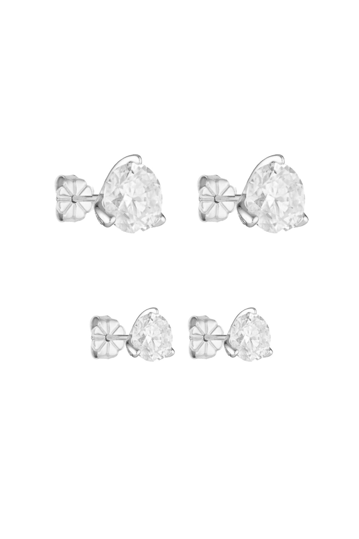 Porter Round Studs 1CT in Silver — the definitive everyday essential your jewelry box has been waiting for.
