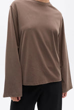 Priya Long Sleeve Top Brown