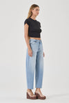 Rolla's Gigi Barrel Jean in Brad Blue, image 5 of 6