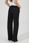 Rolla’s Jane Aline Jean in Noir, full-length styled back view.