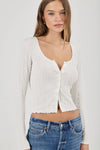 Rolla's Maddison Button Up Long Sleeve Top, image 4 of 5