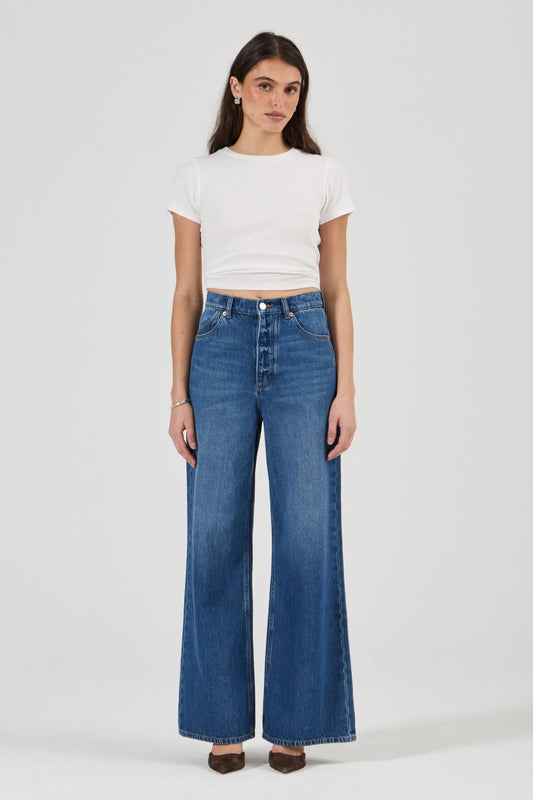 Rolla’s Relaxed Sailor Long in Reign, front view on model.
