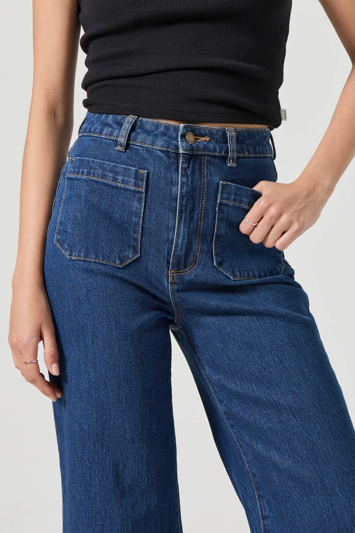 Rolla's Sailor Jean in Eco Ruby Blue, image 6 of 7