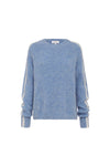 Rowie Lana Knit Jumper — ROWIE brushed alpaca blend knit jumper designed in a relaxed boxy silhouette.