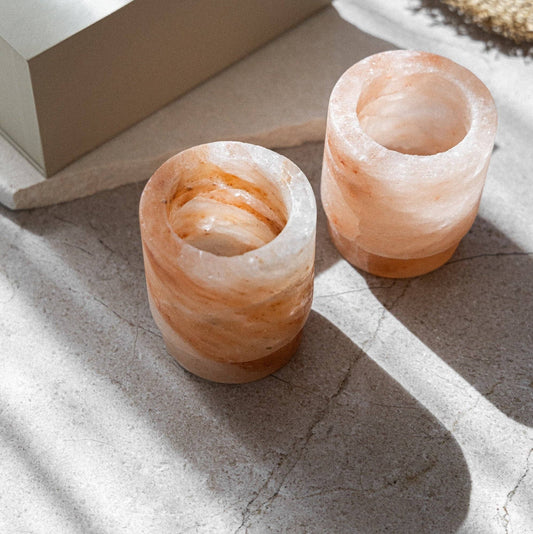 Saltist Himalayan Salt Margarita Glasses: Set of 2 in Pink — margarita Glasses, Reimagined A traditional margarita glass leaves you with a separate ritual: lime the rim, dunk in salt, hope the cocktail does the rest.