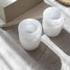 Saltist Himalayan Salt Margarita Glasses: Set of 2 in White — margarita Glasses, Reimagined A traditional margarita glass leaves you with a separate ritual: lime the rim, dunk in salt, hope the cocktail does the rest.