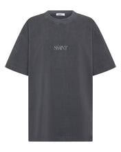 Dark gray t-shirt with 'S'SANT' logo on a white background