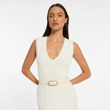 Status Anxiety 'Final Loop Belt' - Ivory Nappa / Gold