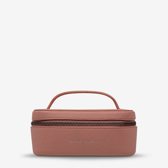 Status Anxiety 'Shining Armour' Jewellery Case - Dusty Rose