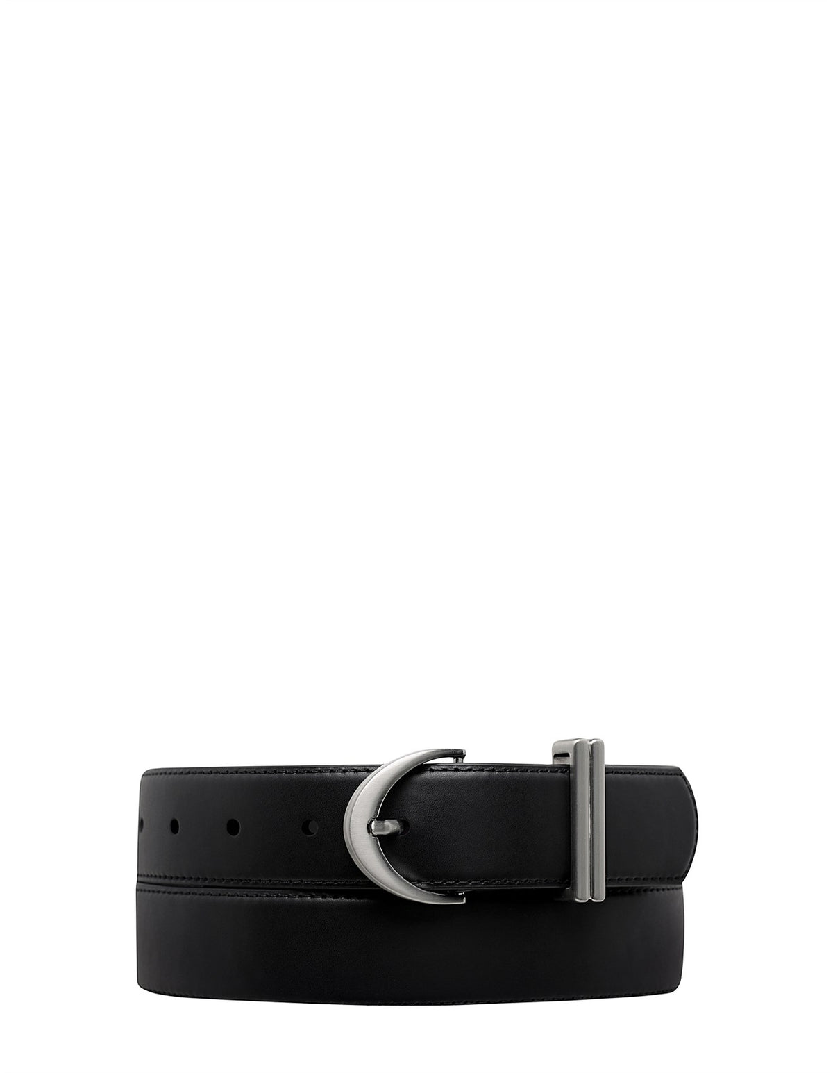 Status Anxiety Under Your Spell Belt Black in Silver — no chanting or potions required - 'Under Your Spell' does the trick by holding your pants up with a minimum of fuss.