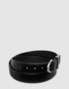 Status Anxiety Under Your Spell Belt Black in Silver — no chanting or potions required - 'Under Your Spell' does the trick by holding your pants up with a minimum of fuss.