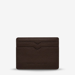 Status Anxiety 'Together For Now Wallet' - Cocoa