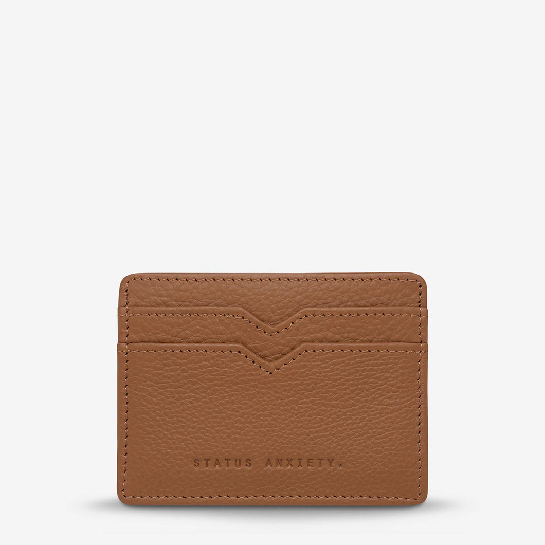 Status Anxiety 'Together For Now Wallet' - Camel