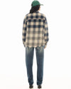 The Tales Cutaway Bleached Flannel Shirt, product photo.