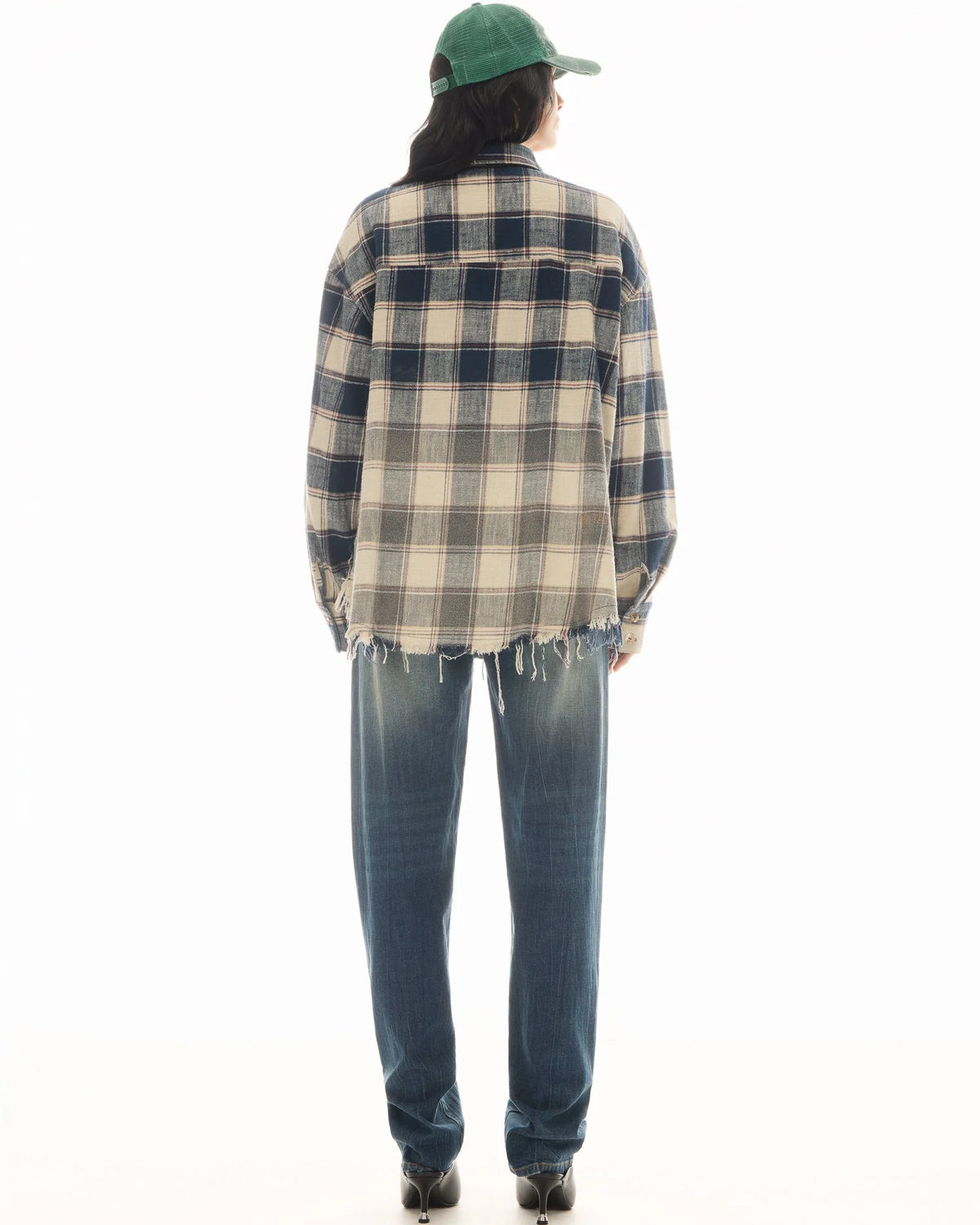 The Tales Cutaway Bleached Flannel Shirt, product photo.