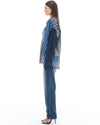 The Tales Patchwork Check Stripe Shirt, product photo.