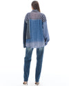 The Tales Patchwork Check Stripe Shirt, product photo.