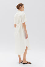 Assembly Label 'Verity Oxford Midi Dress'- Antique White