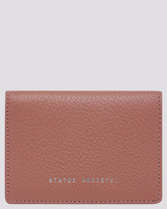 Status Anxiety 'Easy Does It' Wallet - Dusty Rose