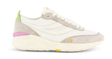 Superga 4089 - Training 9TS Slim - White Pink with Vibrant Yellow