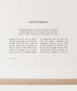 Sunday Lane Zodiac A4 Print - Sagittarius 04