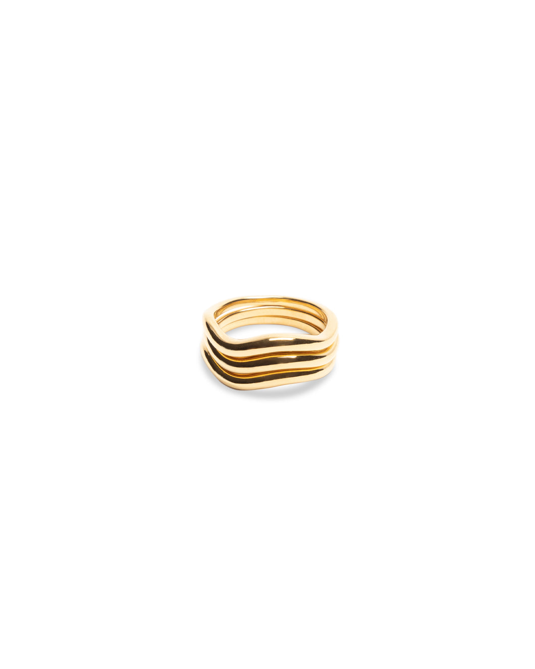 Flash Jewellery 'Ventee Ring Set' - 14K Vermeil Gold
