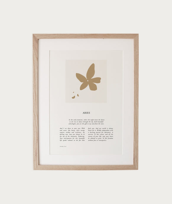 Sunday Lane Zodiac A4 Print - Aries 04