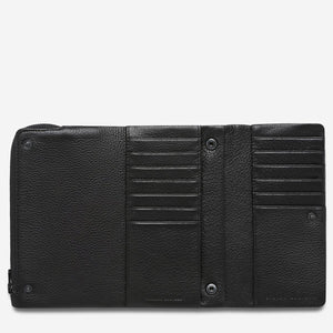 Status Anxiety 'Audrey' Wallet - Black Pebble