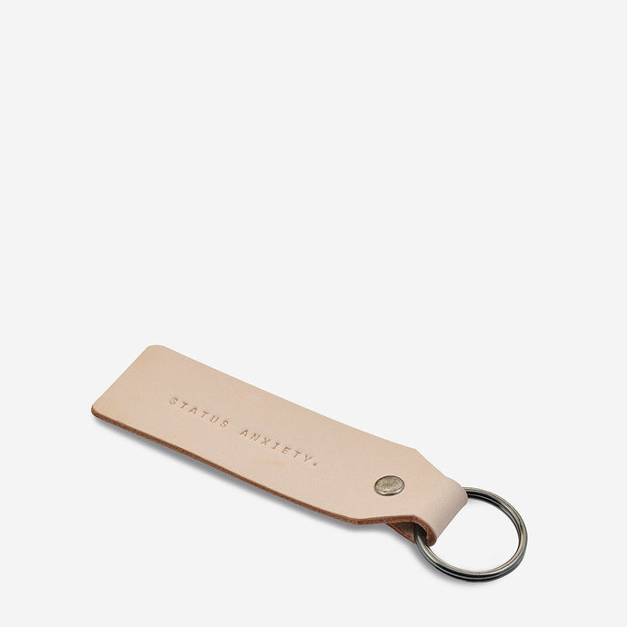 Status Anxiety 'If I Stay' Keyring - Tan