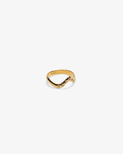 Flash Jewellery 'Tidal Topaz Ring' - 14k Vermeil Gold