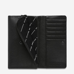 Status Anxiety 'Audrey' Wallet - Black Pebble