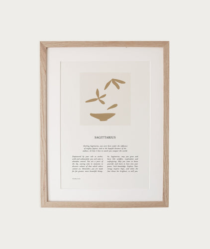 Sunday Lane Zodiac A4 Print - Sagittarius 04