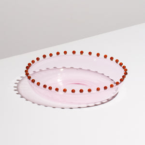 Fazeek 'Pearl Platter' - Pink & Amber