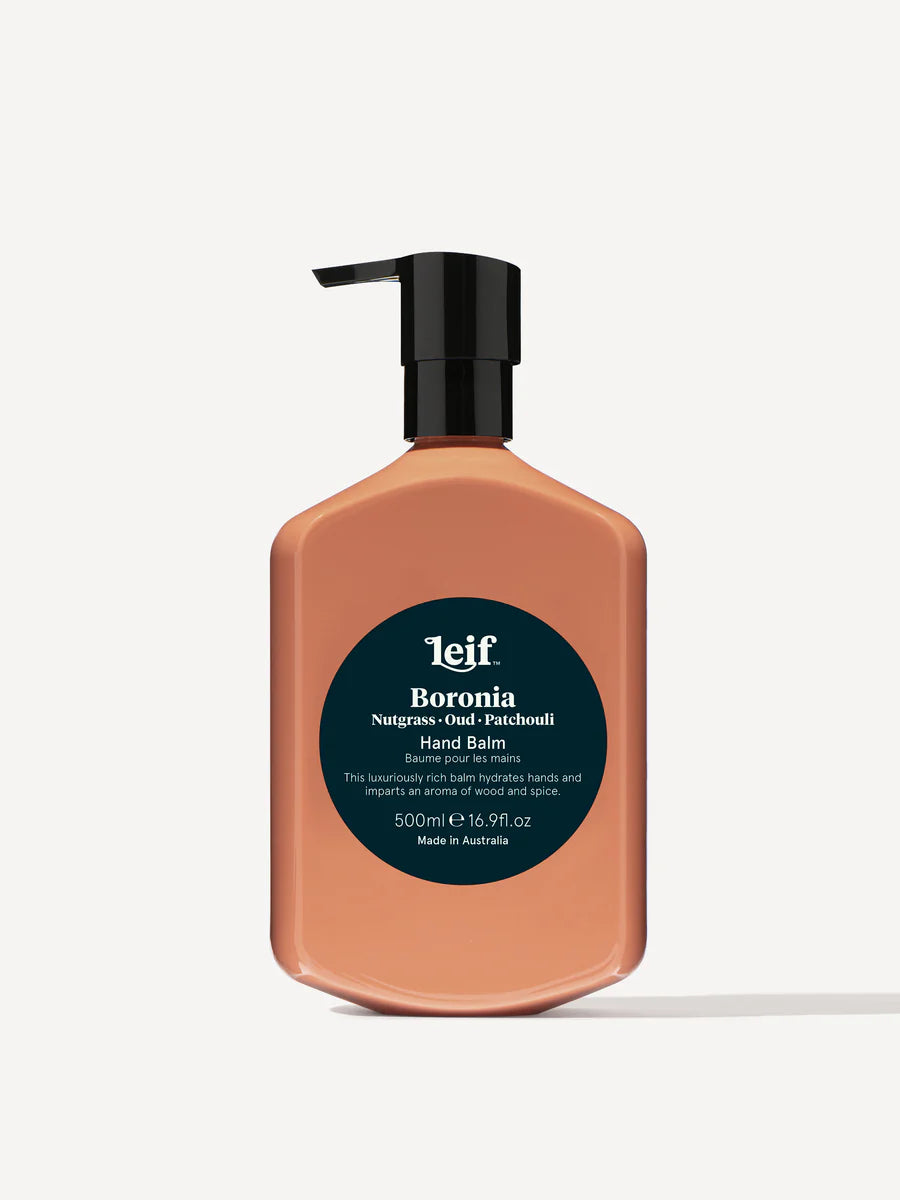 Leif Boronia Hand Balm - 500ml — put your hands together for Boronia.